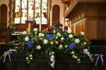 Choir screen flowers